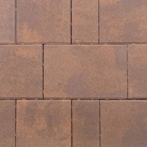 Брусчатка Квадриум Ландхаус Color mix Какао 40