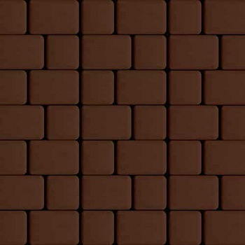 Тротуарная плитка Steinrus Инсбрук Альт Дуо Коричневая 40 мм