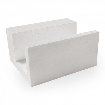 Пенобетонные U-блоки (П-блоки) YTONG 500х250х375, D500