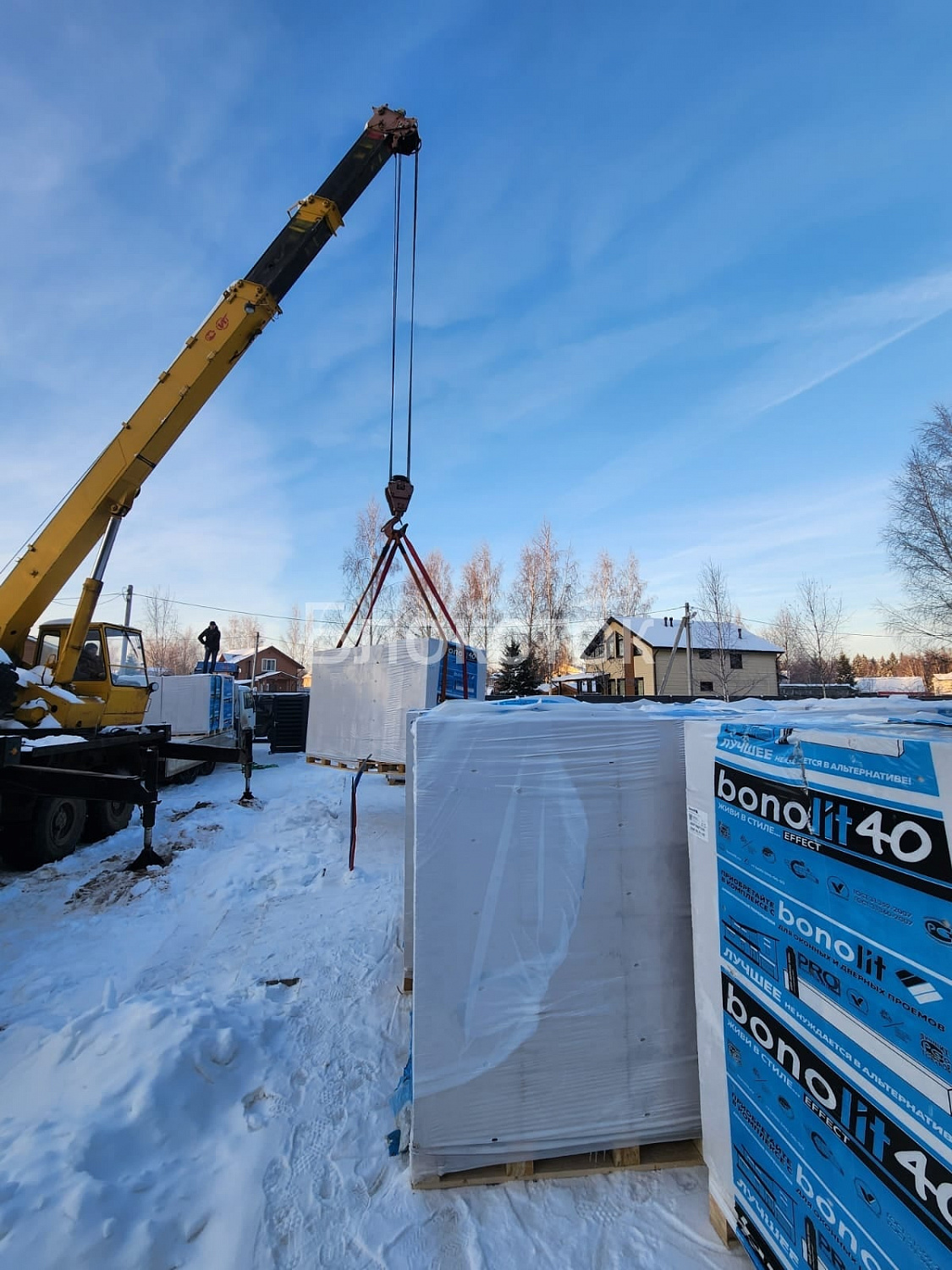 Газобетонные блоки Бонолит Дмитров D500 625х200х75 перегородочные