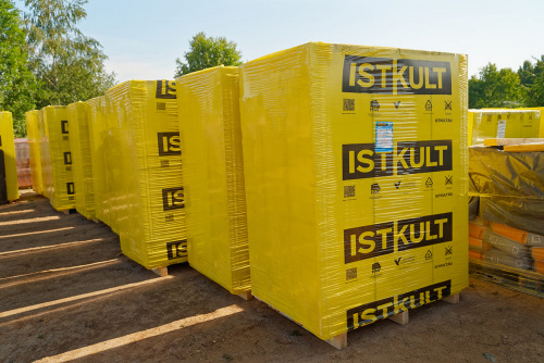 Газобетонные блоки Istkult Егорьевск D500 625х150х200 перегородочные